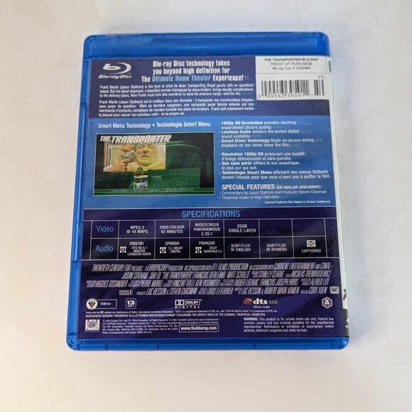 The Transporter *Blu-ray* 4 FOR $20 - Picture 2 of 2